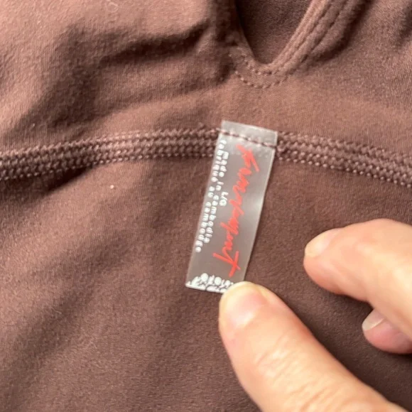 Free People Better Better Crop Brown V-Neck Top Tank Bra - Picture 5 of 6